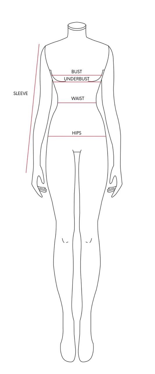 Body measurements guide